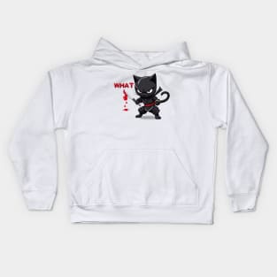 Spooky Lockdown Ninja Cat Kids Hoodie